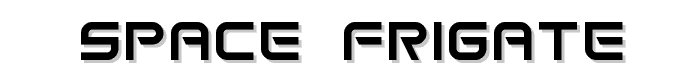 Space Frigate font